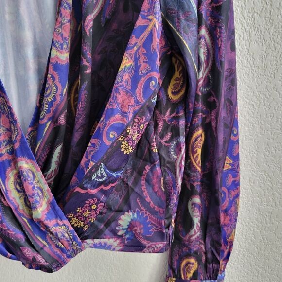 Free People Lana Printed Top M New - Picture 6 of 11